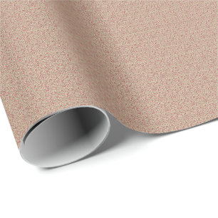 Papel De Presente Autêntico Sprig Floral Burgundy Atenuado dos Anos