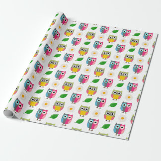 Papel De Presente Autism Owl