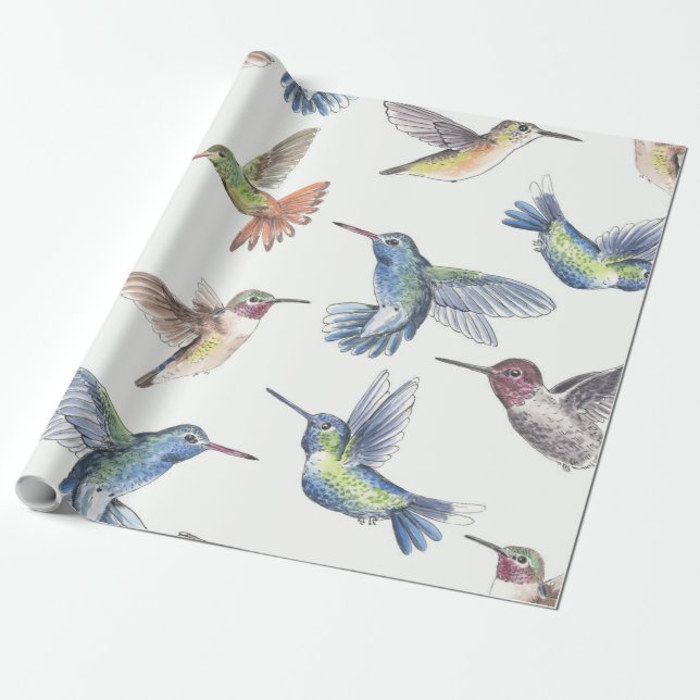 Papel De Presente Aves (Desenrolado)