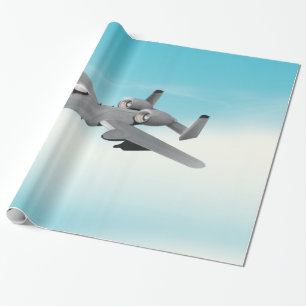 Papel De Presente Avião de Combate A-10