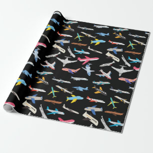 Papel De Presente Aviões