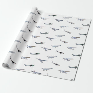 Papel De Presente Aviões modelo de Cessna em vôo
