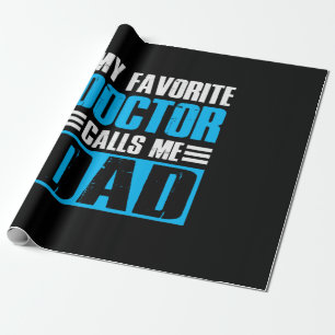 Papel De Presente Avô cita meu médico favorito me chama de Pai