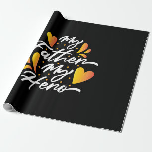 Papel De Presente Avô Gift Meu Pai Meu Herói