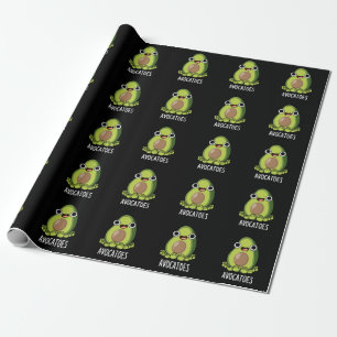 Papel De Presente Avoca-toes Piadas engraçadas de Abacate Fundo Escu