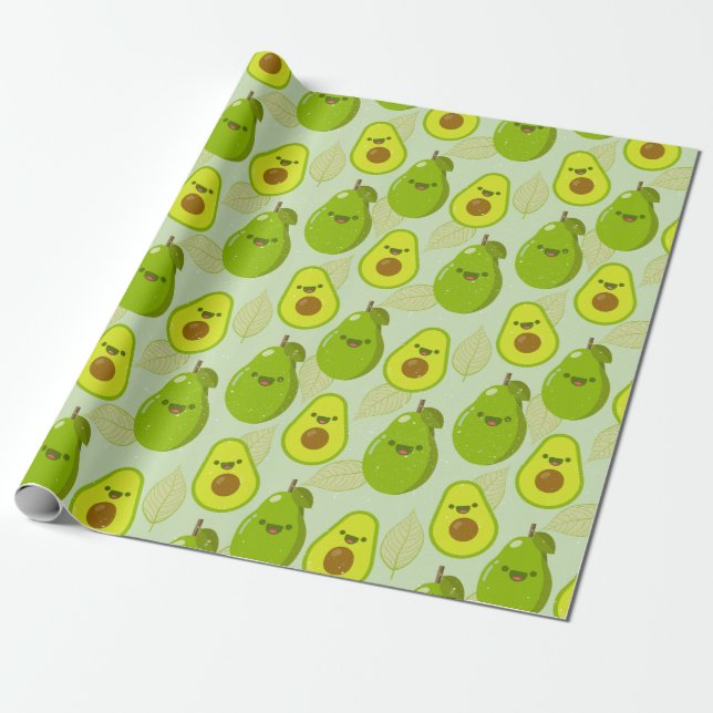Papel De Presente Avocado (Desenrolado)