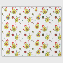 Avocado Holiday Wraping Paper