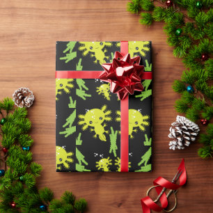 Papel De Presente Axaotl Salamander Kids Gift