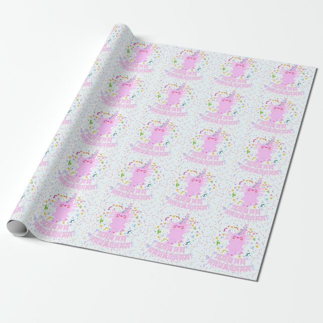 Papel De Presente Axolotl gift wrap (Desenrolado)