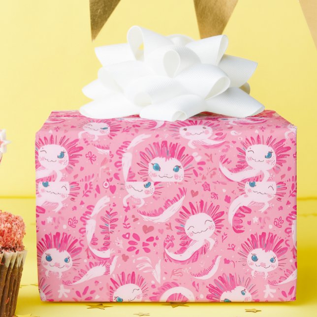 Papel De Presente Axolotl gift wrap (Criador carregado)