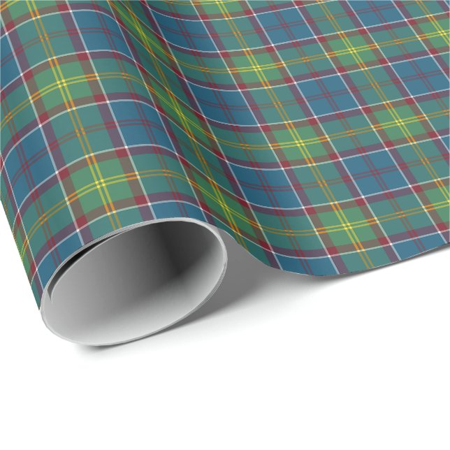 Papel De Presente Ayrshire Scotland District Tartan Gift Wrap (Ponta do rolo)