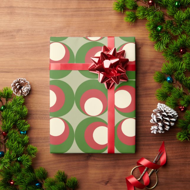 Papel De Presente Azeitonas de Natal (Presente de Natal)