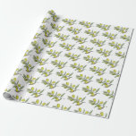 Papel De Presente Azeitonas Elegantes<br><div class="desc">Design de azeitona original, ideal para a época festiva ou qualquer ocasião.</div>