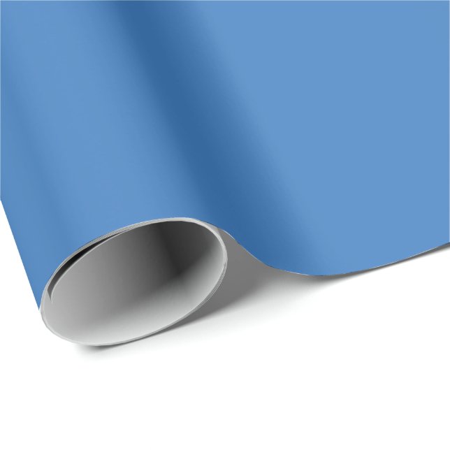 Papel De Presente Azul (Ponta do rolo)