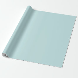 Papel De Presente Azul aqua pálido de cor sólida