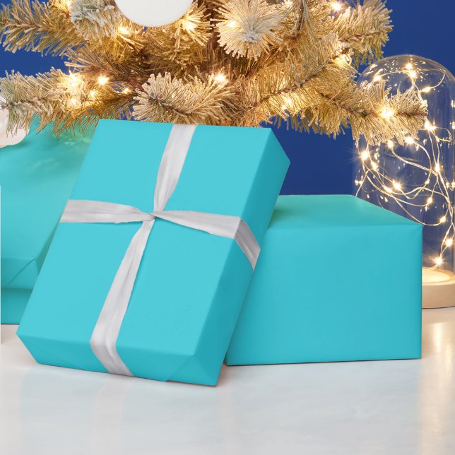 Papel De Presente Azul de inverno de Natal gelado (Feriados)
