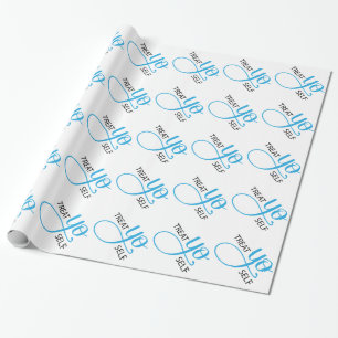 Papel De Presente Azul do auto de Yo do deleite