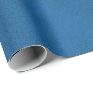 Papel De Presente Azul Estilado