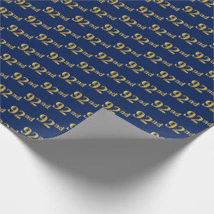 Papel De Presente Azul, evento do ouro 92nd do falso