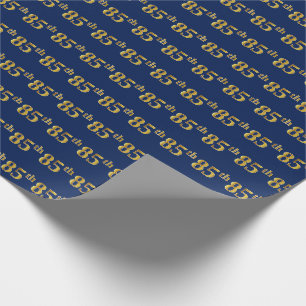 Papel De Presente Azul, evento do ouro do falso 85th