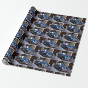 Papel De Presente Azul Legal Morris Minor 1000