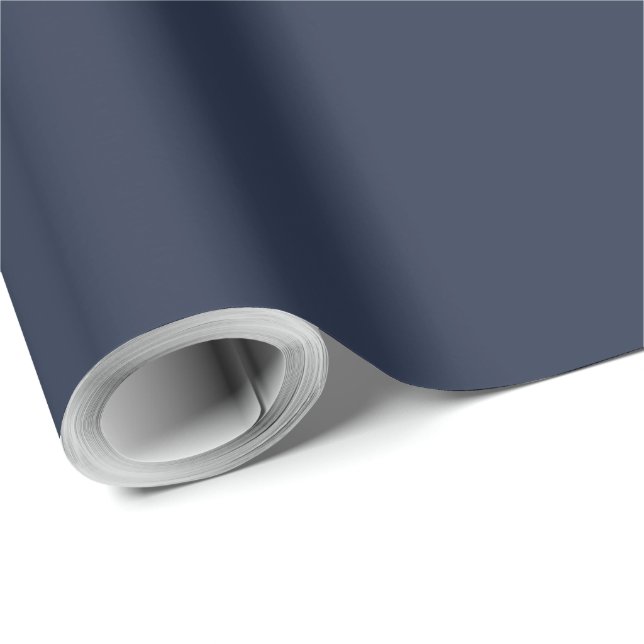 Papel De Presente Azul Marinho (Ponta do rolo)