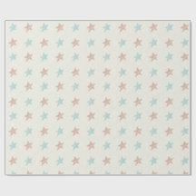 Azul Vermelho de padrão estelar desbotado