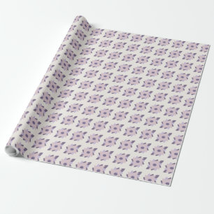 Papel De Presente Azulejo colorido Púrpura Pastel Decorativo