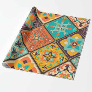 Papel De Presente Azulejo de retalhos incolor com o Islã, Árabe
