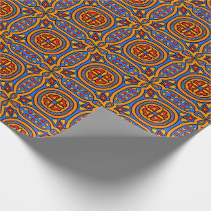 Papel De Presente Azulejo Espanhol Bonito