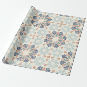 Papel De Presente Azulejo marroquino - Periwinkle