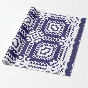 Papel De Presente Azulejos azulejo cerâmicos de cor decorativa. Vint
