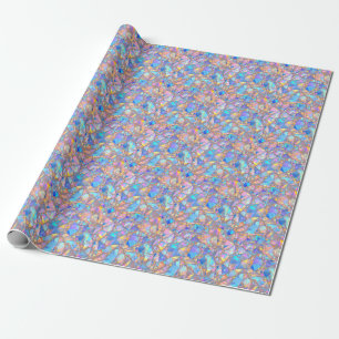 Papel De Presente Azulejos de Mágica do Mosaico