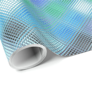 Papel De Presente Azulejos Geométricos Decorativos Padrão Mosaico