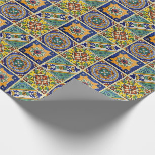 Papel De Presente Azulejos mexicanos de Talavera