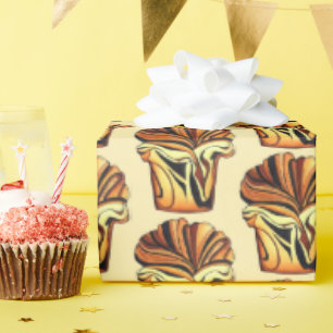 Papel De Presente Babka Chocolate Bread Slice Loaf Jewery