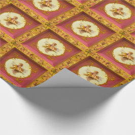 Papel De Presente Baby Cherub Holiday Joy