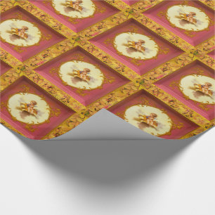 Papel De Presente Baby Cherub Holiday Joy