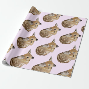 Papel De Presente Baby Deer Fawn