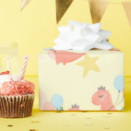 Papel De Presente Baby Dino Gift