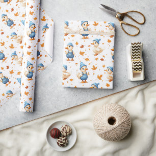 Papel De Presente Baby Duck I chá de fraldas
