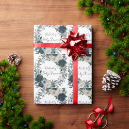 Papel De Presente Baby In Bloom: Um Chá de fraldas inspirado no jard