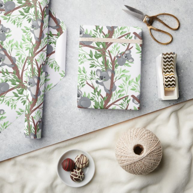 Papel De Presente Baby Koala Bear (Artesanato)