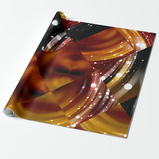 Papel De Presente backgroun geométrico multicolorido abstrato (Desenrolado)
