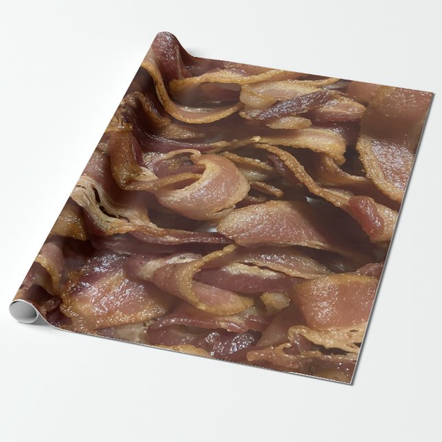 Papel De Presente Bacon (Desenrolado)