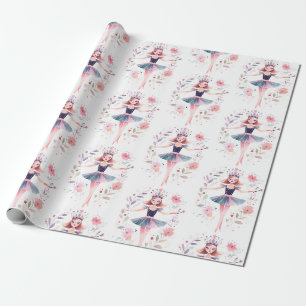 Papel De Presente Bailarina Ballet Quebra-Nozes