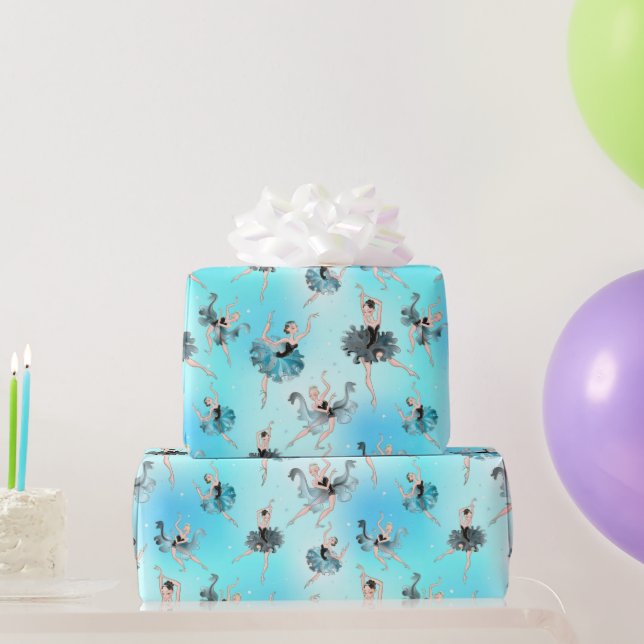 Papel De Presente Bailarinas (Presentes para festas)