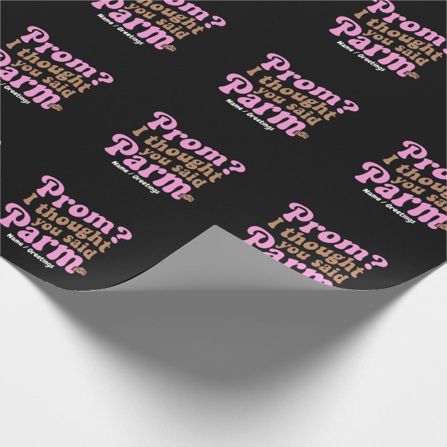 Papel De Presente Baile Noturno Engraçado? Eu pensei que você tivess (Ponta)
