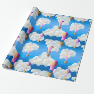 Papel De Presente Balão de ar quente