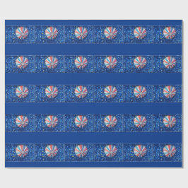 Papel De Presente Balão de Ar Quente Céu Azul
